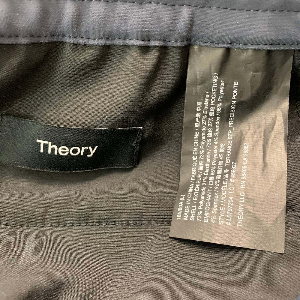 THEORY Grey Slate Polyamide Elastane Joggers Casual Pants - Picture 3 of 4